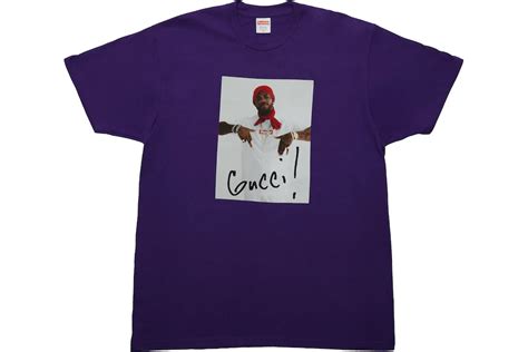 supreme gucci sweet dreams stock x|Supreme Gucci Mane Tee Purple Men's .